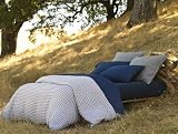 Natural Birch Cotton/Linen Duvet Cover - (Full/Queen)