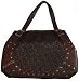 Women's DKNY Purse Handbag T&C W/Studs Brown Mix/Dark Brown