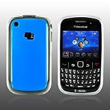 for Blackberry Curve 8520 8530 Hard Case CLEAR & BLUE