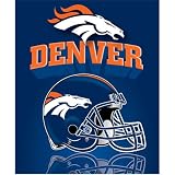 Northwest Denver Broncos Gridiron Fleece Throw