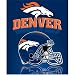 Northwest Denver Broncos Gridiron Fleece Throw