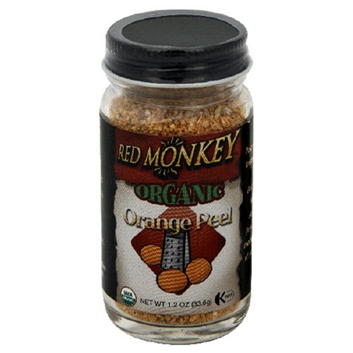 Red Monkey Organic Orange Peel, 1.2-Ounce Net Weight, 6-Count