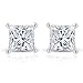 PARIKHS (IGI Certified 0.70ct & up) Princess cut Diamond stud 14K from 0.04ct to 2.00ct Clarity-I3