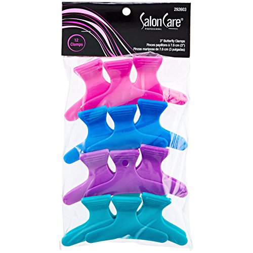 Salon Care Butterfly Clamps 3 Inch