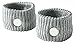 Lewis N. Clark Motion Sickness + Acupressure Wristbands for All Natural Nausea Relief During Travel or Pregnancy with Included Storage Case, 1 pair, Grey