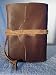 Small Chestnut Pocket Journal with Handmade Paper