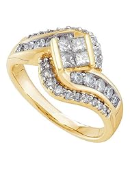 1.00CTW DIAMONDINVISIBLE SET RING