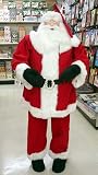 Review Sterling  / Huge 6 Foot Life-Size Decorative Plush Santa Claus