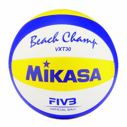 Mikasa Beach Champ VXT 30 Weiß / Blau / Gelb