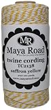 Maya Road Twine Cording, Saffron Yellow