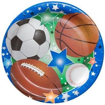 Sports Theme Party Pack Plates Napkins Banner