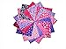 15 10X10 INCH LAYER CAKE PURPLE & PINK- 15 DIFFERENT - 1 OF EACH