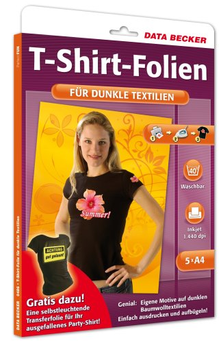 Data Becker T-Shirt Folie für dunkle Textilien