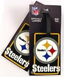 Pittsburgh Steelers Two Pack Soft Laser Bag Tag