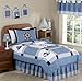Sweet Jojo Designs Window Valance, Come Sail Away