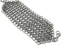 Ippo Unique Black/Hematite Tone Many Chain Linked 13 Row X-Chunky Bracelet with Adjustable Clasp