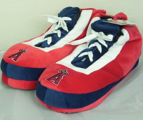 Los Angeles Angels MLB Wrapped Logo Plush Sneaker Slippers