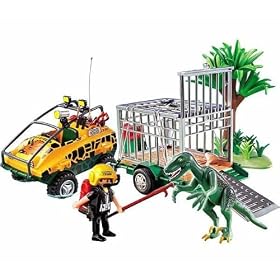 Playmobil - 4175 - Playmobil  - V�hicule Amphibie - Deinonychus