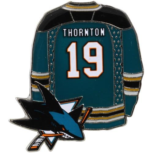 Joe Thornton San Jose Sharks #19 Jersey Player Pin