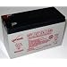 Yuasa (Enersys) Genesis NP7-12T - 12 Volt/7 Amp Hour Sealed Lead Acid Battery with 0.250 Fast-on Connector