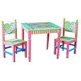 Tea Party Table with 2 Chairs Set