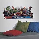 RoomMates RMK2240GM Avengers Assemble Personalization Headboard Peel and Stick Wall Decals [並行輸入品]
