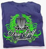 DGA Silk Screened Organic Design Disc Golf Tee Shirts With Basket Logo