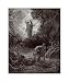 Adam & Eve - The Expulsion From The Garden (from Milton's Paradise Lost) by Gustave Dore. Size 12.53 inches width by 15.97 inches height. High Quality Art Poster Print