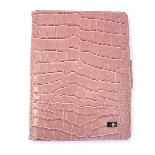JAVOedge Pink Croc Book Style Case for the Sony Reader 505 Image JAVOedge Pink Croc Book Style Case for the Sony Reader 505
