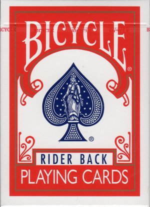 BICYCLE（バイスクル）トランプ/RIDER BACK（ライダーバック）【赤】