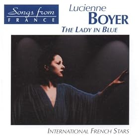 International french stars - the lady in blue