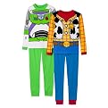 Boys' 4-pc. Toy Story Space Cowboy PJ Set - Blue/Green