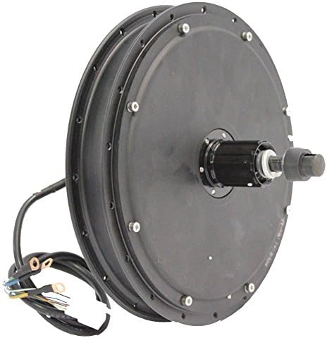 36V 500W Brushless Gearless DC Hub Motor-Cassette Freehub for Electric Bike Rear Wheel