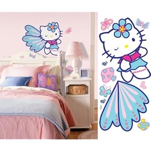 Hello Kitty Giant Mural Applique by unknown. Size 0.00 X 0.00 Art Poster Print