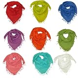 Women's Scarf-Stylish square scarf for women-Perfect for everyone from girls as young as 10 to women of any age-Available in 9 Colours