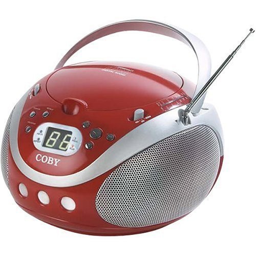 Coby MPCD451-RED Portabler MP3/CD Stereo inkl. Radio/Digitales LCD Preisvergleich