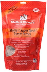 Stella & Chewy's Freeze Dried Dog Food for Adult Dogs, Beef Dinner, 15 Ounce Bag Stella & Chewy's Freeze Dried Dog Food for Adult Dogs, Beef Dinner, 15 Ounce Bag
