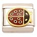 Enamel Lady Bug Italian Charm Stainless Steel 9mm