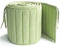 Tadpoles Classics Gingham Crib Bumper, Green
