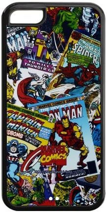 Marvel Comics Avengers Comics-Superhero Characters Unique Design Iphone 5C Plastic And TPU Silicone Back Case Cover Protector Gift Idea