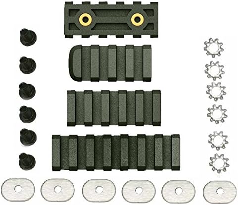 Ultimate Arms Gear LTFCR OD Olive Drab Green Polymer 4/5/7 Slots Combo Pack Fits M1 or PRO Mount System