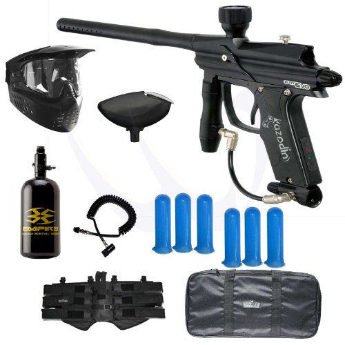 Azodin BLITZ Evo Electronic Paintball Gun Deluxe N2 HPA Package Black