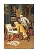 Connoisseurs by Jose De Chavez Y Artiz Framed with Silver Decor Wood Frame 1.25 inch width, 3/4 inch depth