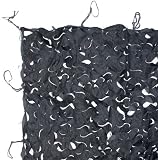 Commercial Camo Cargo NET Blind Car ATV Cover 10'x10' - Black