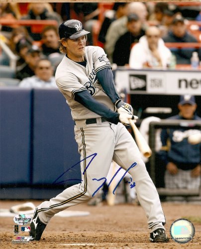 Corey Hart Signed Milwaukee Brewers Road 8x10 Photo
