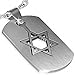My Daily Styles Stainless Steel Silver-Tone Religious Jewish Star of David Pendant Necklace, 24