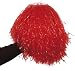 Pompon mit Haltegriff in rot