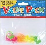 Wiggle Eye Rings Party Favors 12/Pkg 390376