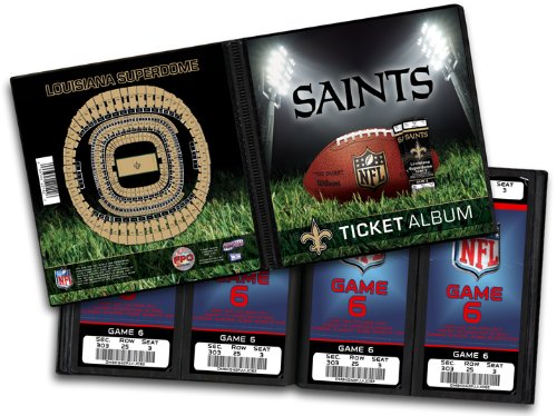 NFL New Orleans Saints Ticket Album
