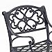 Home Styles Classic White Pair of Dining Chairs with Antique Finish, Crisscross Back, and Contrasting Finish